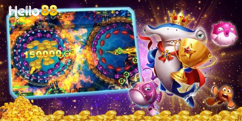 Bắn Cá Online Hello88: Sân Chơi Đổi Thưởng Hấp Dẫn Nhất 3 Bắn cá long vương với phần thưởng hấp dẫn