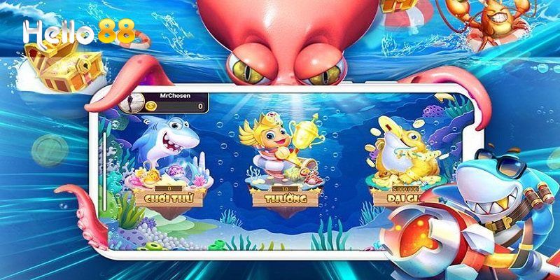 Bắn Cá Online Hello88: Sân Chơi Đổi Thưởng Hấp Dẫn Nhất 4 Chiến thuật bắn cá hiệu quả tại Hello88